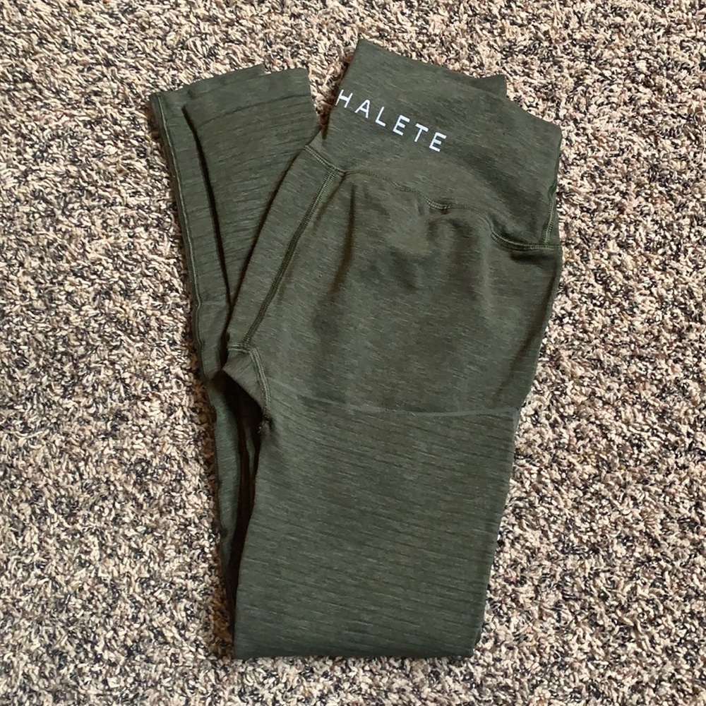 Army green leggings